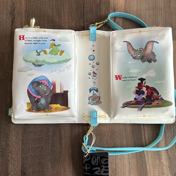 Loungefly Disney Dumbo Book Series Convertible backpack - Picture 4 of 5